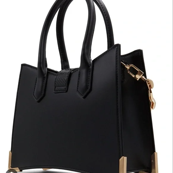 Aldo Black and Gold Women's Bag - Picture 3 of 6